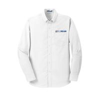 Long Sleeve Oxford Shirt - White