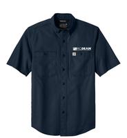Carhartt Rugged Professional Series Short Sleeve Button Down Shirt - Navy