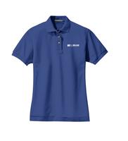 Ladies Heavyweight Cotton Pique Polo - Royal