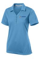 Ladies Moisture Wicking Micro-Mesh Polo - Carolina Blue