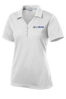 Ladies Moisture Wicking Micro-Mesh Polo - White