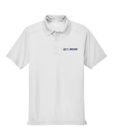 Men's Moisture Wicking Micro-Mesh Polo - White