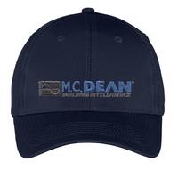 6 Panel Structured Twill Cap - True Navy