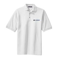 Men's Cotton Pique Polo - White