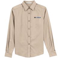 Ladies Long Sleeve Easy Care Shirt - Stone