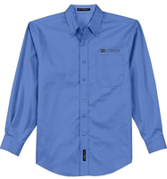 <font color="red"><B>***CLEARANCE***</B></font> Long Sleeve Easy Care Shirt - Ultramarine Blue - 3xl