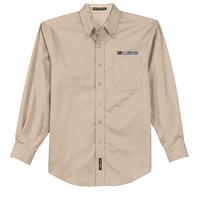 Long Sleeve Easy Care Shirt - Stone