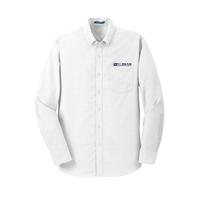 Long Sleeve Oxford Shirt - White